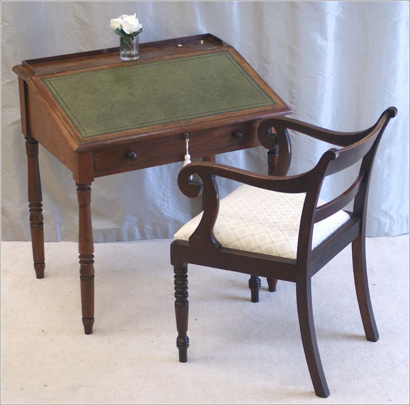 4028 Antique William IV Writing Desk Thomas Mash London (10)
